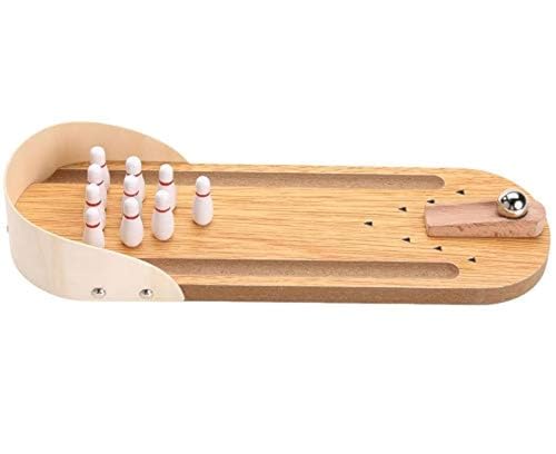 Fun Bowling Game Toy Set for Kids - Mini Wooden Desktop Version - BachcheCompany.com