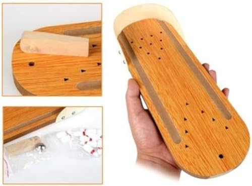 6th product image for Fun Bowling Game Toy Set for Kids - Mini Wooden Desktop Version - BachcheCompany.com