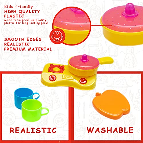 4th product image for Roleplay Kitchen Play Set for Kids - Superchef Kitchen Set - BachcheCompany.com