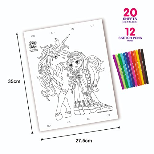 Preview image 2 Product Image for - BC9061680578873 for Unleash Your Creativity with Unicorn Coloring Kit