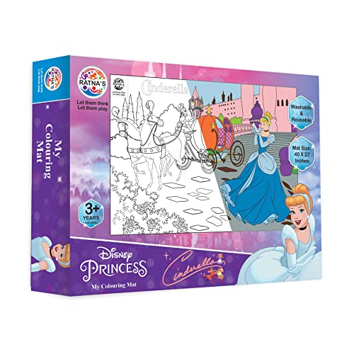 My Coloring Mat Cinderella DIY Kit for Kids - Big Size Mat - BachcheCompany.com