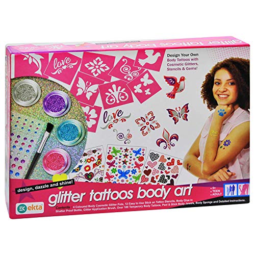 Preview image 3rd product image for Shimmering Body Art: Glitter Body Tattoos - BachcheCompany.com