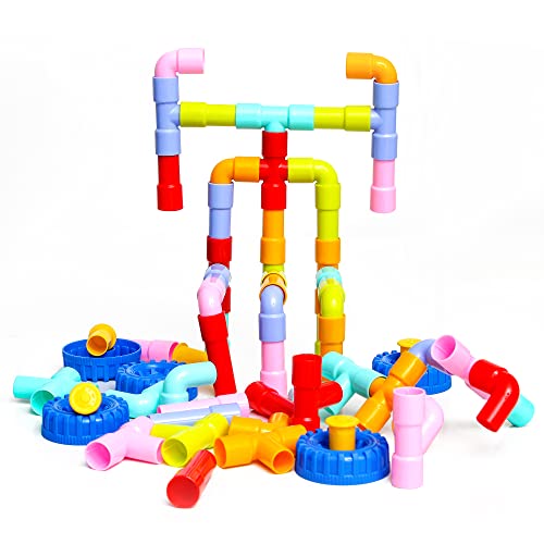 3rd product image for Smart Builders: Building Blocks Set 2 - Multicolor 68 pieces - BachcheCompany.com